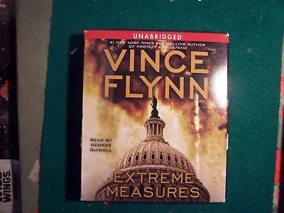 Vince Flynn - - Extreme Measures - - Audiobook - - Abridged - - 5 CD's • $8