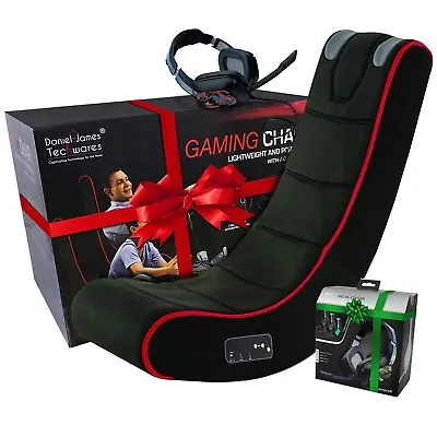 £59.99 • Buy Sports Gaming Chair FREE Headset Playstation Game IPad Music Cyber Rocker Xbox