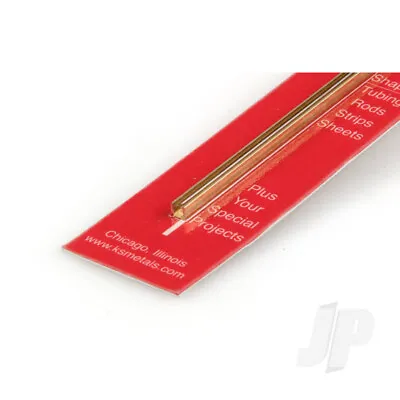 K&S 9885 Brass U C Channel 1/8  X 300mm X .014  (1 Pcs) • £8.49