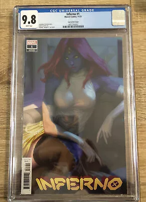 £79.97 • Buy CGC Inferno #1 Artgerm Lau Mystique Variant CGC 9.8 - Marvel Comics - See Photos