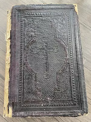 Scarce! 1904 Martin Luther German Bible Heilige Schrift Die Bible Antique • $39.99