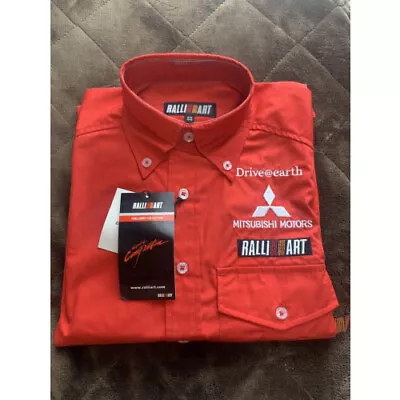 Mitsubishi Ralliart Pit Shirt Long Sleeve Size SS Dead Stock • $200.30