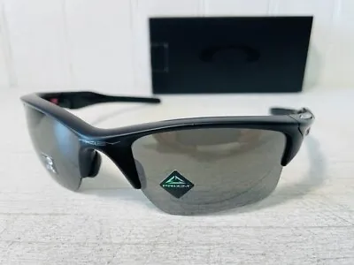 OAKLEY OO9154-66 Half Jacket 2.0 XL Matte Black W Black Prizm Lenses Suns $146 • $89.98