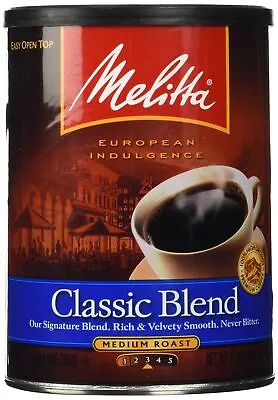 Melitta Classic Blend Medium Roast Ground Coffee 11 Ounce (Pack Of 4)  • $36.39