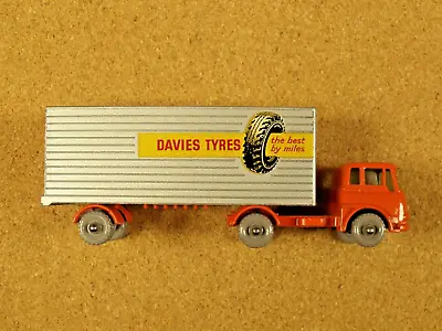 Old Lesney Matchbox M-2 Bedford Tractor & York Freightmaster Trailer Gray Wheels • $350