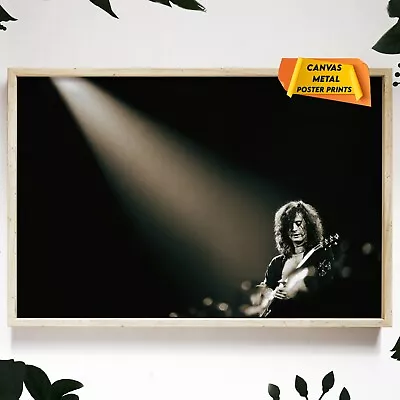 $199.99 • Buy Jimmy Page At Led Zeppelin Concert B&W Reprint Photo Poster Canvas Metal Prints