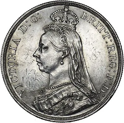 1887 Crown - Victoria British Silver Coin - Nice • £95