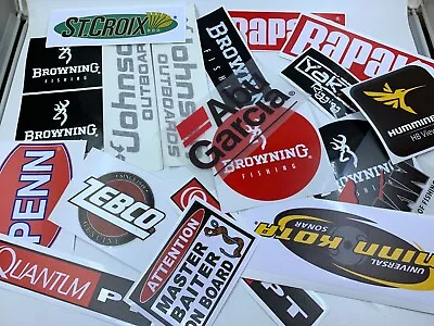 $26.99 • Buy 30 Stickers Fishing Decals  LOT Of Brand Premium  Quality Stickers