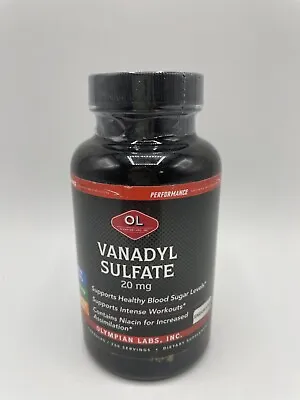 Olympian Labs Vanadyl Sulfate Niacin 250 Capsules Vitamin B EXP 05/2024 • $17.50