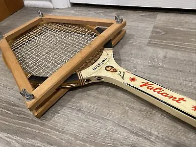 Wilson Jack Kramer Valiant Vintage Wooden Tennis Racquet Racket NICE GRIP!!! • $39.95