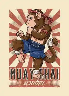 Muay Thai PREMIUM POSTER FILM PRINT HIGH QUALITY Thick Paper • £7.51