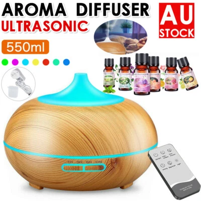 $12.09 • Buy Aroma Aromatherapy Diffuser LED Essential Oil Ultrasonic Air Humidifier Purifier