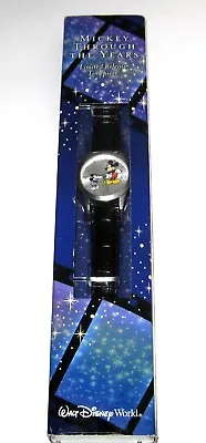 Mickey Mouse Watch Through Years Steamboat Willie ✿ Limited RETIRED Classic RARE • $49.47