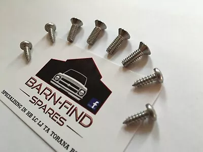$32.50 • Buy Torana Rear 1/4 Window Screw Kit Suit LC LJ TA 2 Door Coupe S SL GTR XU1 Quarter