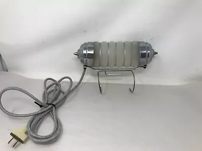 Vintage Art Deco Frosted Glass Bullet Headboard Bed Reading Light Lamp Works! • $49.50