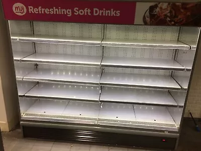 £1800 • Buy Silver Integral Multideck Chiller Commercial Refrigeration Cabinet Fridge