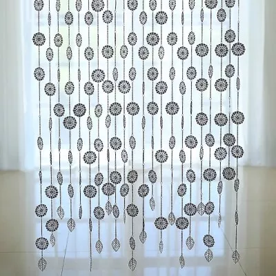 20 Strings Retro Metal Chain Curtain Pendant Partition Door String Curtains Home • $69.48