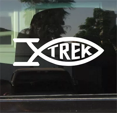 $2.99 • Buy Star Trek Fish Symbol Vinyl Die Cut Sticker
