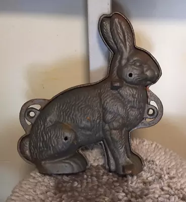 Rabbit Cake Mold Two Piece Cast Iron Kitchen Gift • $149.69