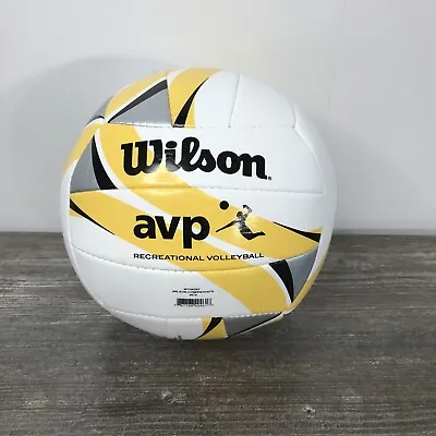 Wilson Official AVP Recreational Volleyball Game Ball WTH6207 Yellow White Black • $17.49