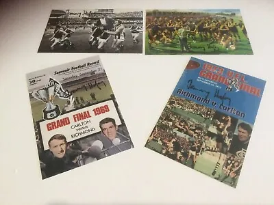 $65 • Buy Tommy Hafey / Richmond Tigers Hand Signed Photos X FOUR * CLOSEOUT SALE *