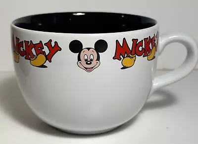 Disney's Mickey Mouse Xtra Large Coffee Soup Mug Or Cereal Bowel Ceramic • $25.95