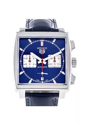 TAG HEUER Monaco Caliber Heuer 02 Steve McQueen Watch 39 X 39 Mm CBL2111FC.... • $6386.16