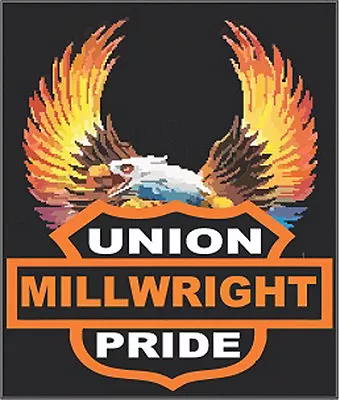 Millwright-union-pride-sticker CMW-6 • $0.99