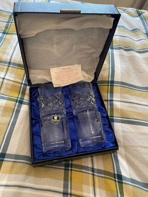 £35 • Buy Edinburgh Crystal Whisky Glasses Set Of 4.