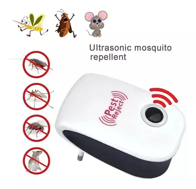Electronic Ultrasonic Electromagnetic Mosquito Anti Mouse Insect Repeller Rat • £4.49