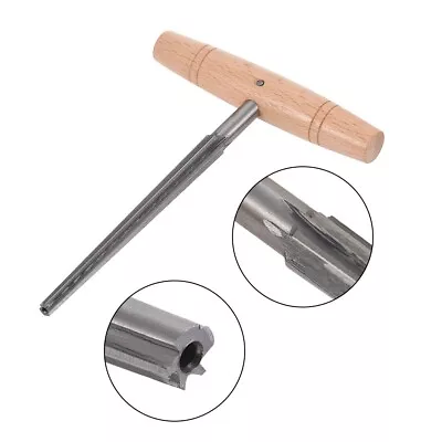 Guitar Violin Peg Hole Reamer With Wood Handle Tapered Fluted Reaming Tool • $18.73