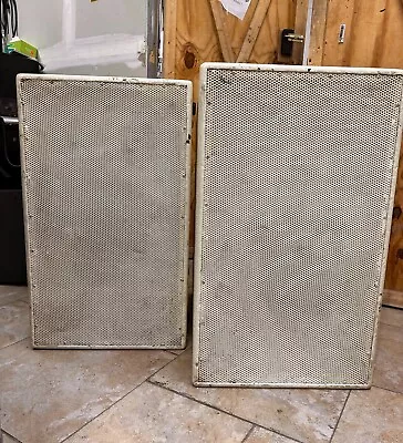 Pair Of EAW FR250z 2x15  Subwoofer Speakers W/Covers Painted White Eminence READ • $939