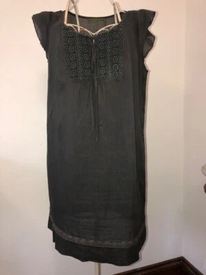 £3.99 • Buy Fatface Dress & Knitted Short Sleeve Jacket Dress 100% Cotton