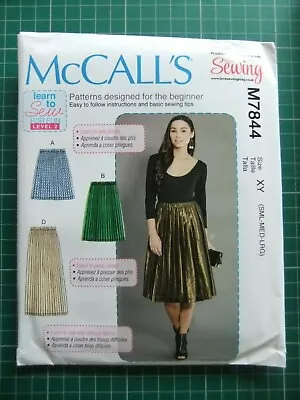 McCall's ''Misses' Skirt'' Sewing Pattern -- Size SML-MED-LRG • £4.99