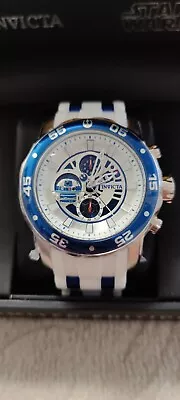 Invicta Star Wars R2D2 Limited Edition Men's 48mm Chronograph Watch 32528 RARE • $129.99