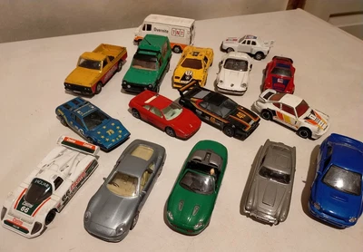 £10 • Buy JOB LOT Of Corgi Burago Maisto Ferrari Subaru Aston Jaguar 007 Etc.
