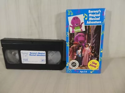 $14.99 • Buy Vintage BARNEY VHS 1992 Barney's Magical Musical Adventure MINT F1