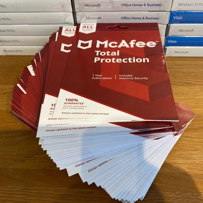 £16.99 • Buy McAfee Total Protection 2022 Internet Security AntiVirus Windows PC Mac 1 Year