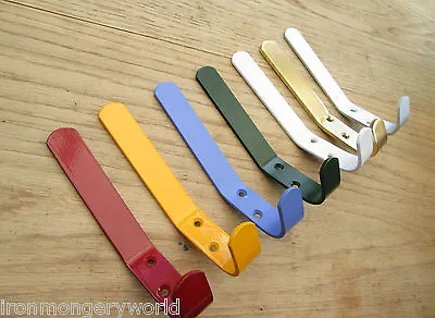 Multi Coloured Aluminium Hat And Coat Hook Hanging Hooks Coat Rack Hooks  • £2.49