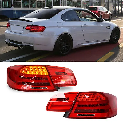 LED Tail Lights Rear Lamps Set For BMW 3 Series E92 Coupe LCI Facelift 2006-12 • $363.11