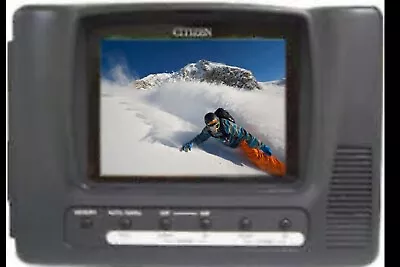 Citizen CK451 LCD Color TV And Video Monitor For Car Use • $39