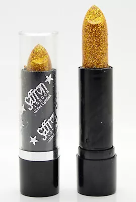 Gold Glitter Lipstick Sparkly Lips Festival Rave Party Glittery Shiny Lip Topper • £2.39