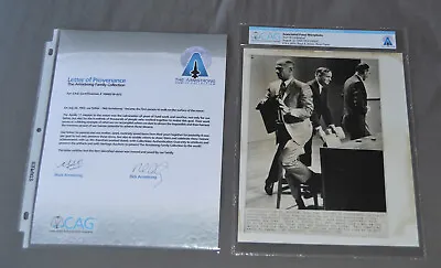 Neil Armstrong Family Collection Owned Photo With Signed COA Apollo 11 Astronaut • £157.53