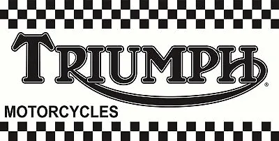 Triumph European Uk Motorcycles 24  Heavy Duty Usa Made Metal Advertising Sign • $108