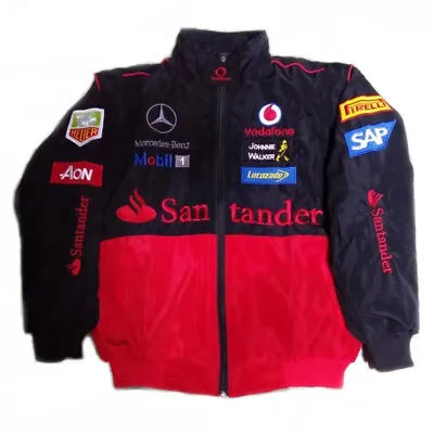 £40.99 • Buy NEW MERCEDES Black RED Embroidery EXCLUSIVE JACKET Suit F1 Team Racing