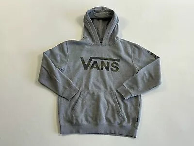 Vans Hoodie Boys Size XL  Camo Logo Graphic Spell Out Pullover • £8.84