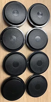 £3.90 • Buy  LARGE BLACK CASTOR CUPS X8 -Carpet/Floor Chair/Sofa Furniture Protectors Caster