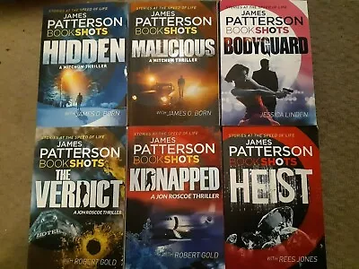 $29.99 • Buy James Patterson BOOKSHOTS - Bundle Of 6 Thrillers
