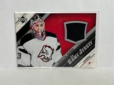 Martin Biron 2005-06 Upper Deck UD Game Jersey Insert Card # JMBi Game-Used • $4