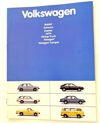 Vintage Original 1981 Volkswagen Dealer Catalog Vanagon Camper Rabbit Scirocco • $7.95